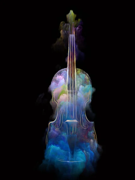 Violin färg — Stockfoto