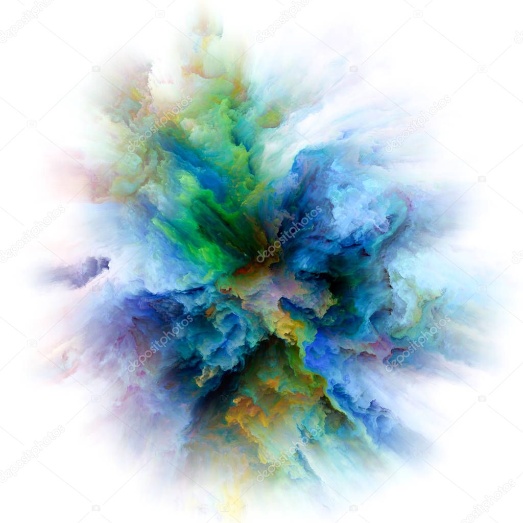Complex Color Splash Explosion
