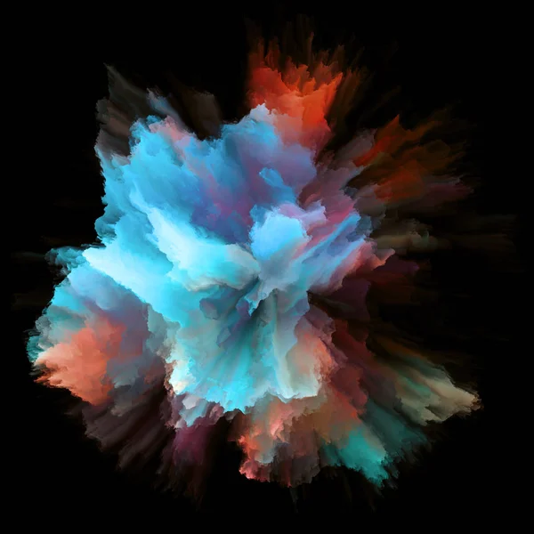 美しい色のスプラッシュの爆発 — ストック写真