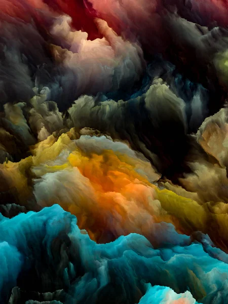 Elemente der Wolkenlandschaft — Stockfoto