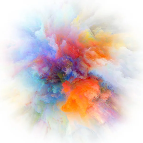 Speed of Colorful Paint Splash Explosion — Stock Photo, Image