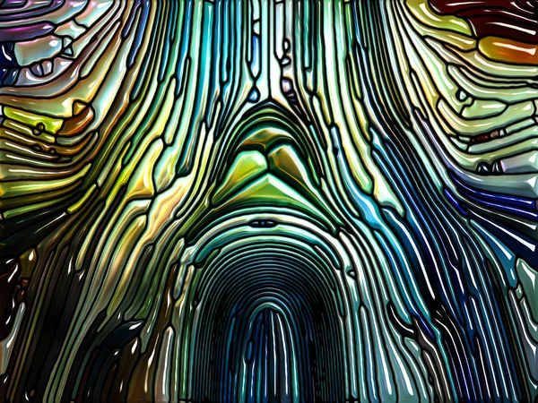 Design de vidro iridescente — Fotografia de Stock