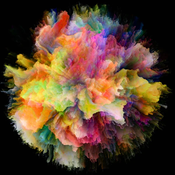 Vibrant Color Splash Explosion — Stock Photo, Image