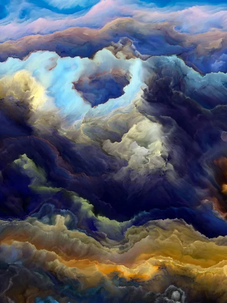 Fale Cloudscape — Zdjęcie stockowe