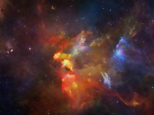 Förskott på nebulosan — Stockfoto