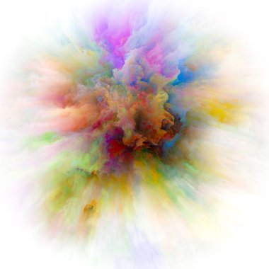 Sinerji renk Splash patlama