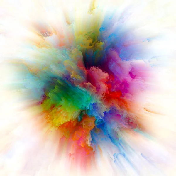 Velocidad de pintura colorida Salpicadura Explosión — Foto de Stock