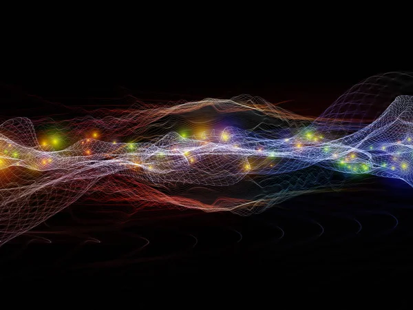 Unfolding of Light Wave — Stock Photo, Image