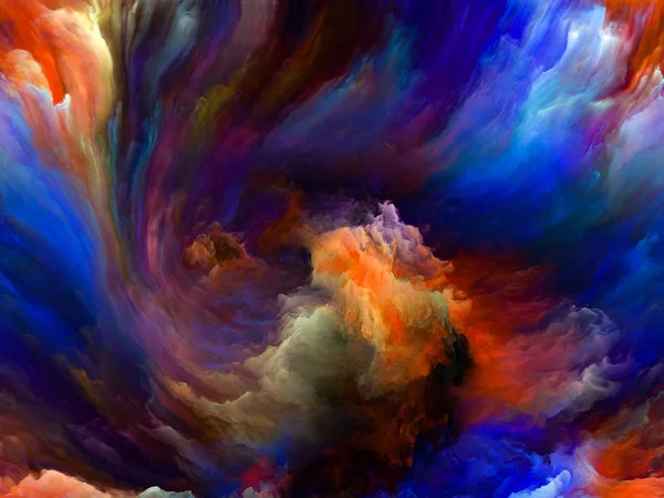 Unfolding of Color Motion — Stock Photo, Image