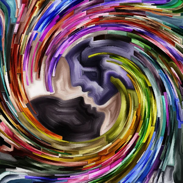 Geist der Spiralfarbe — Stockfoto