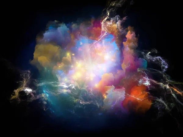 Virtual Life of Color Space — Stock Photo, Image