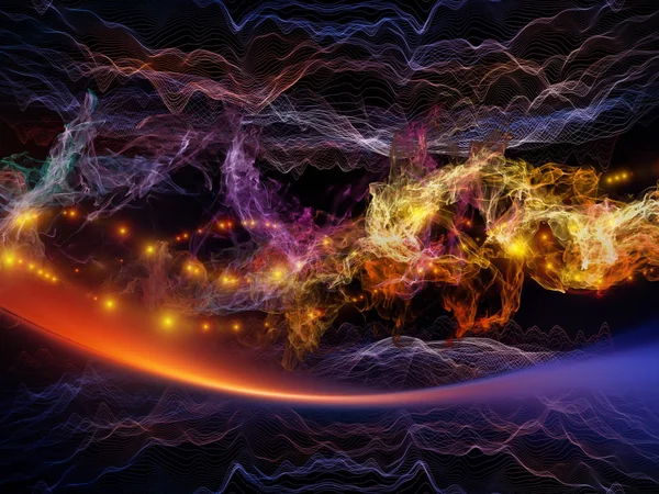 Emergence of Light Wave — Stock Photo, Image