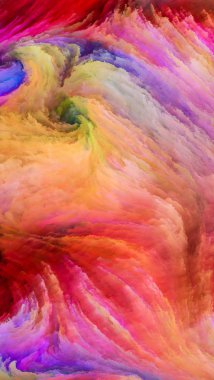 çok renkli dalgalar.