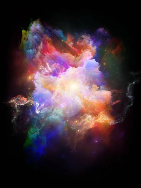 Synergie van kleuren in een kleurruimte — Stockfoto