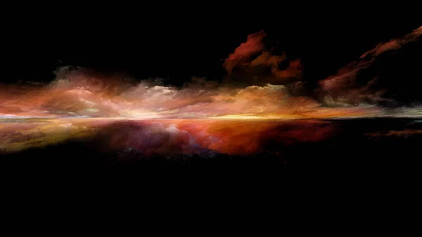 Zachód słońca malowane — Zdjęcie stockowe