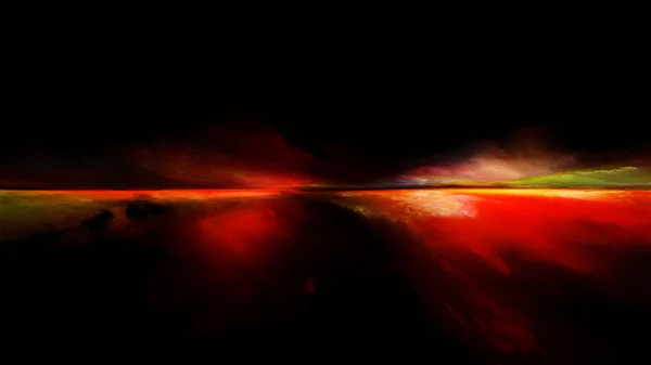Zachód słońca płomień — Zdjęcie stockowe