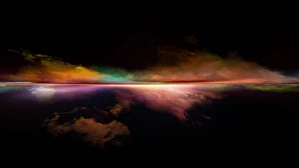 Koncepcyjny zachód słońca — Zdjęcie stockowe