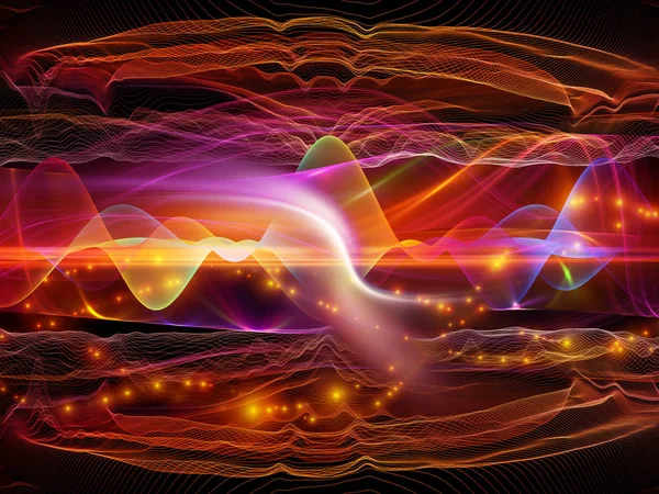 Evolving Light Wave — Stock Photo, Image