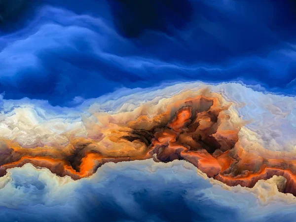 Elementi di paesaggio nuvoloso — Foto Stock