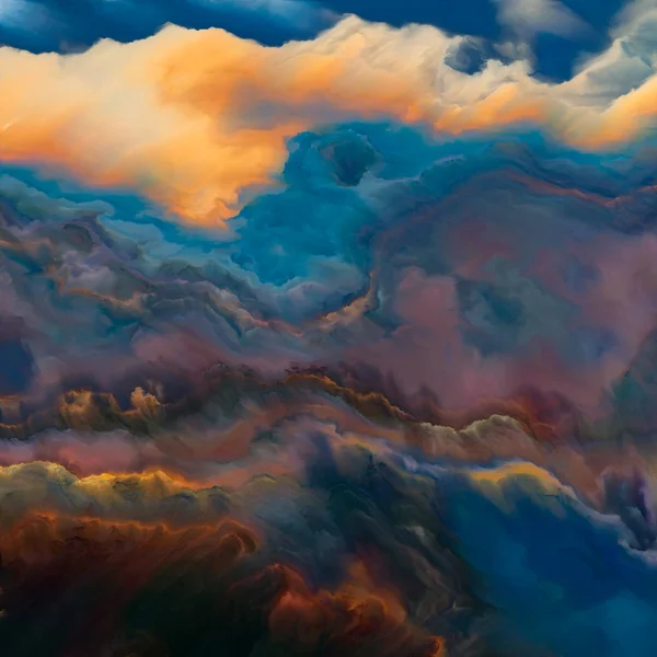 Cloudscape Dalgaları — Stok fotoğraf