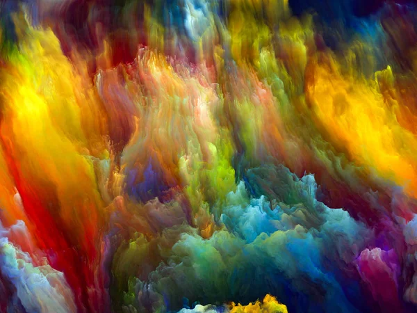 La flor del movimiento del color — Foto de Stock