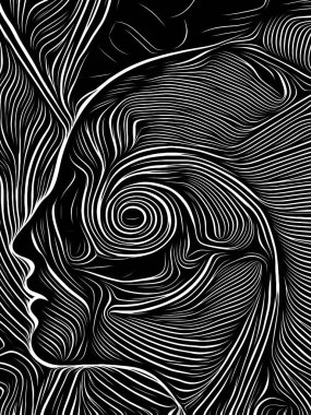 Beyin Girdap Woodcut