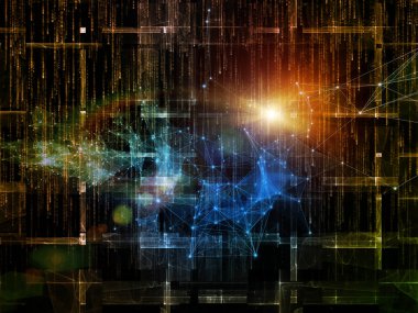 Soyut Dijital Ağ Arka Planı