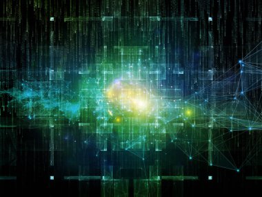 Soyut Dijital Ağ Arka Planı