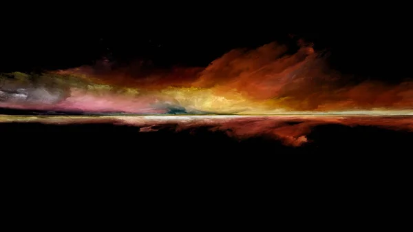 Sunset Illüzyon — Stok fotoğraf