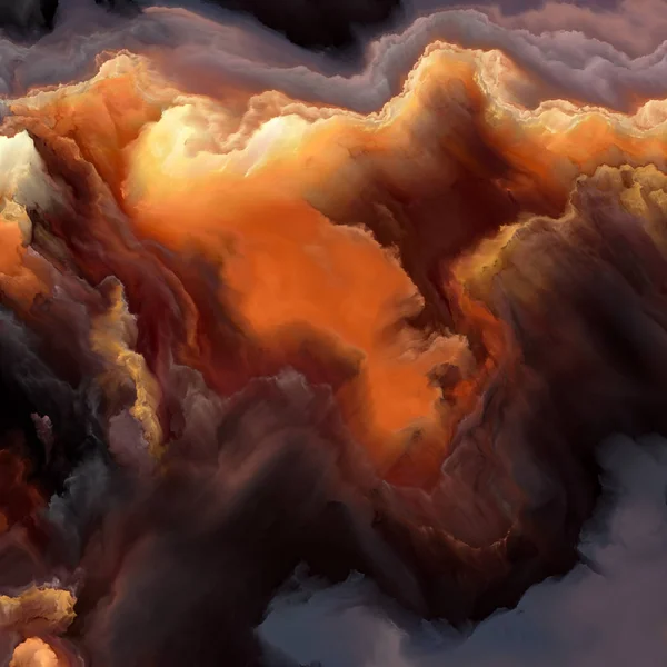 Góry Cloudscape — Zdjęcie stockowe