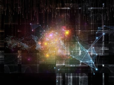 Soyut Dijital Ağ Arka Planı