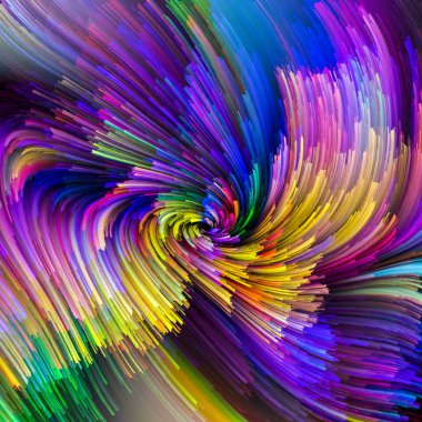 Renkli çizgiler tasarım dans.