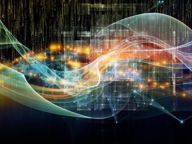 Soyut Dijital Ağ Arka Planı