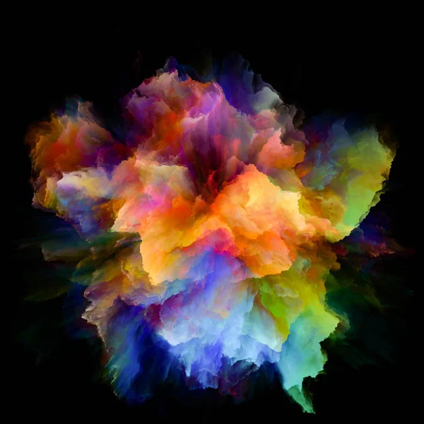 鮮やかな色のスプラッシュの爆発 — ストック写真