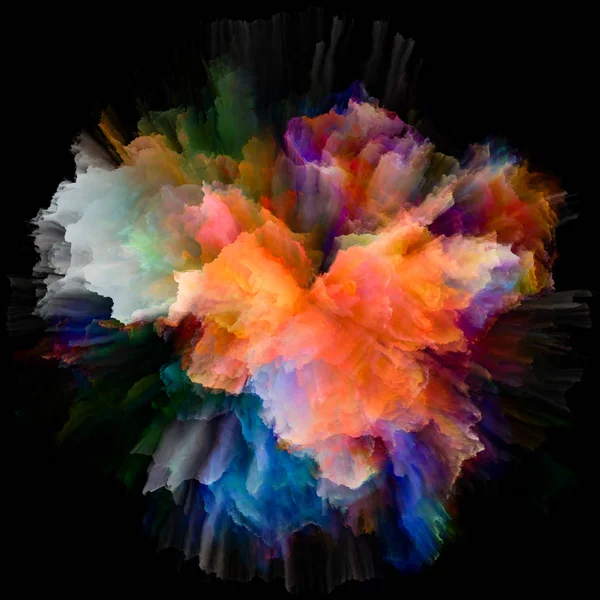 Explosión de salpicadura de color vibrante —  Fotos de Stock