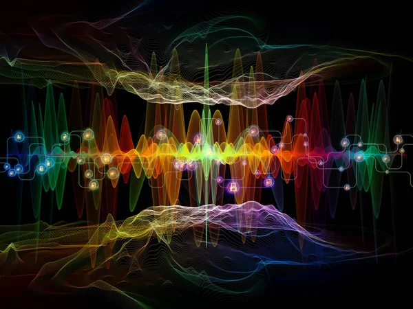 Digital Light Wave — Stock Photo, Image