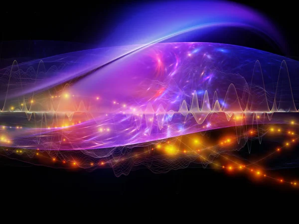 Colorful Light Wave — Stock Photo, Image