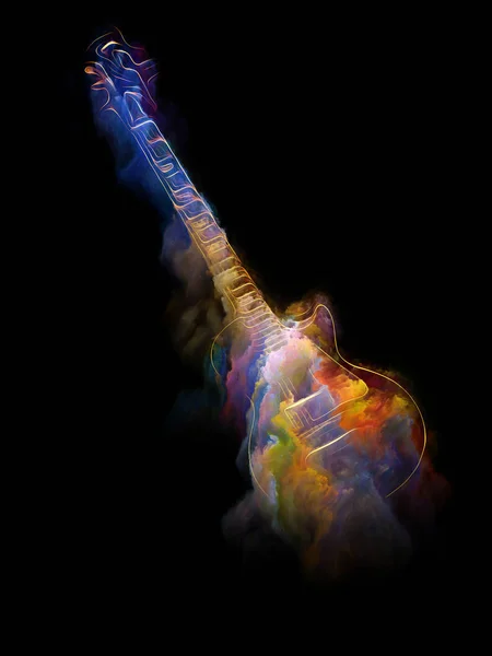 Surreal Guitar — Stock Photo, Image