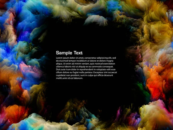 Frontera de color texturizado — Foto de Stock
