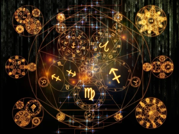 Zodiac geometrie — Stockfoto
