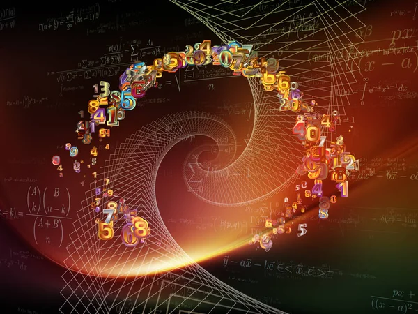 Evolución de la geometría espacial — Foto de Stock