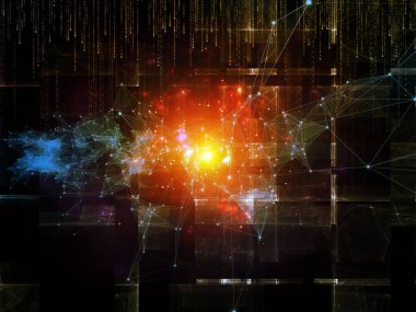 Soyut Dijital Ağ Arka Planı