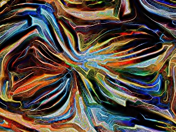 Vie intérieure des particules fractales — Photo