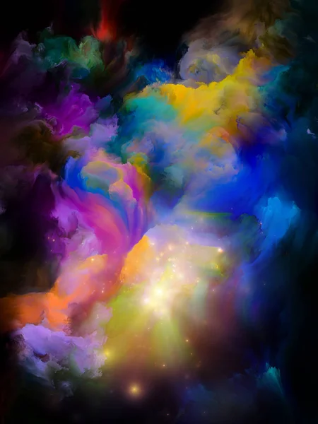 Renkli Bulut Soyutlama — Stok fotoğraf