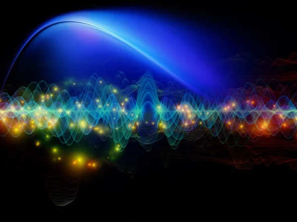 Cool Light Wave — Stock Photo, Image