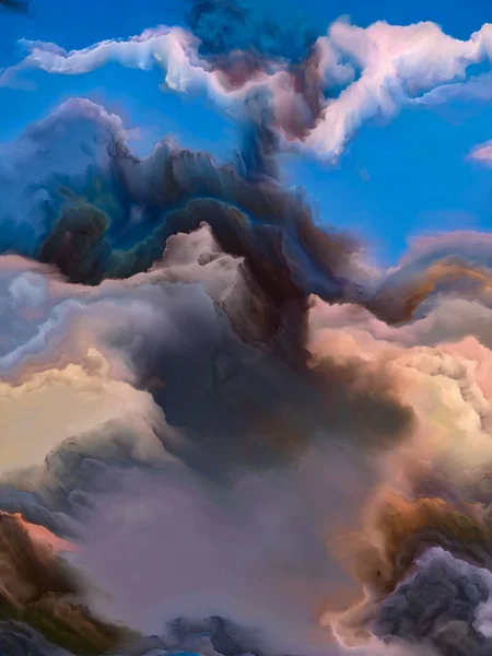 De mist van Cloudscape — Stockfoto