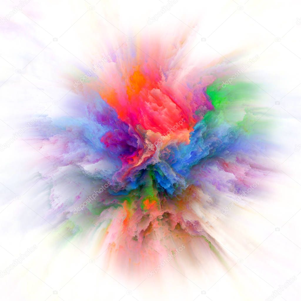 Vibrant Color Splash Explosion