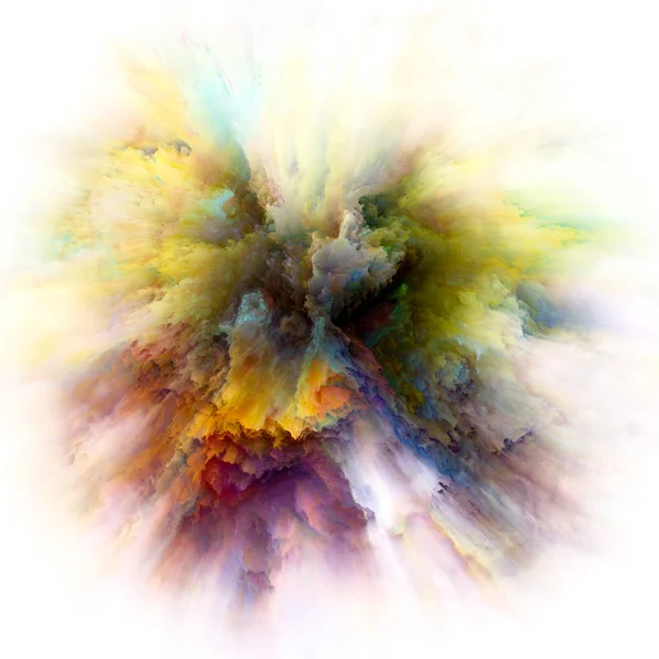 Głębia kolorów Splash Explosion — Zdjęcie stockowe