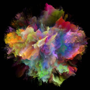 Dijital renk Splash patlama