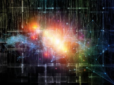 Soyut Dijital Ağ Arka Planı